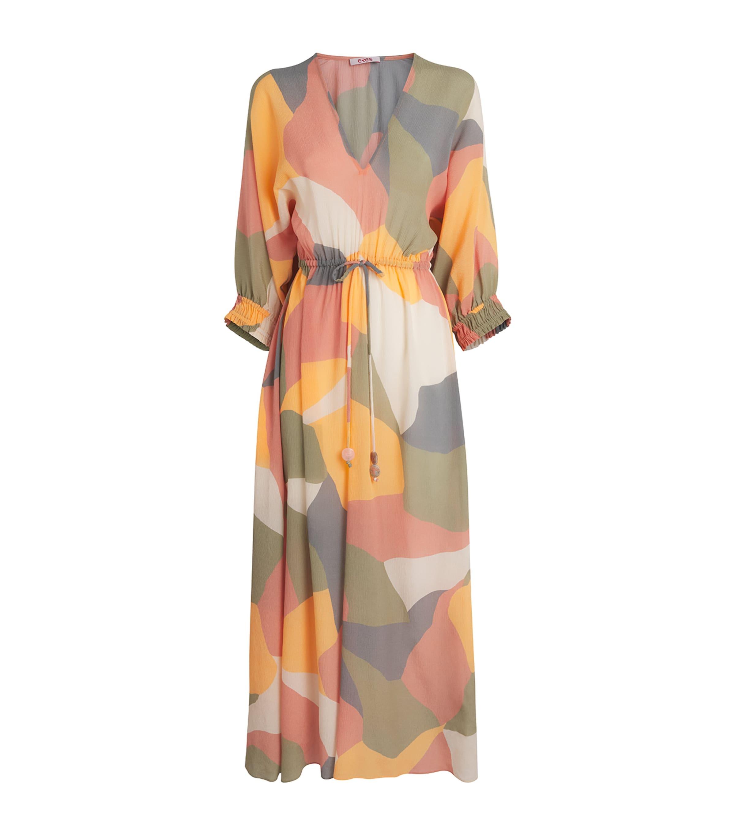 Eres Silk Printed Glow Maxi Dress by ERES