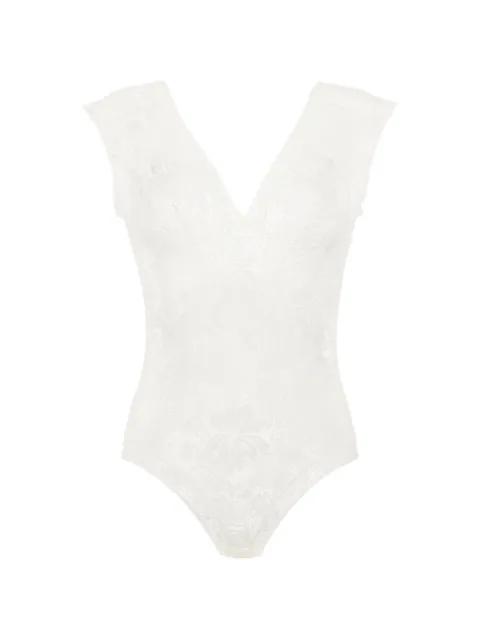 Féérie floral-lace bodysuit by ERES