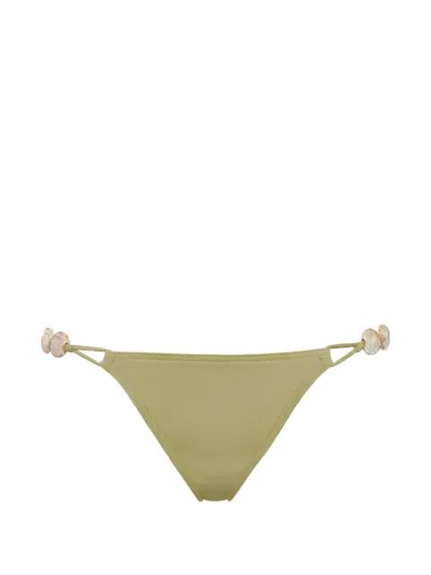 Farrah bead-embellished bikini briefs by ERES