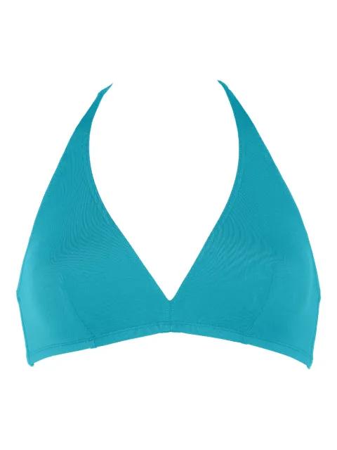 Gang triangle drawstring bikini top by ERES