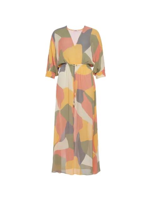 Glow gathered-detail tie-waist maxi dress by ERES