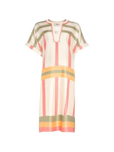 Ice striped V-neck beach dress by ERES