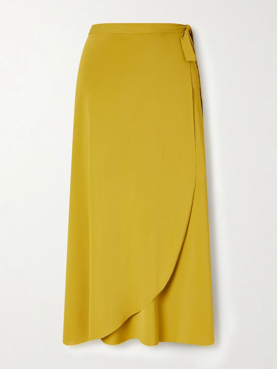 Julieta stretch-jersey wrap midi skirt by ERES