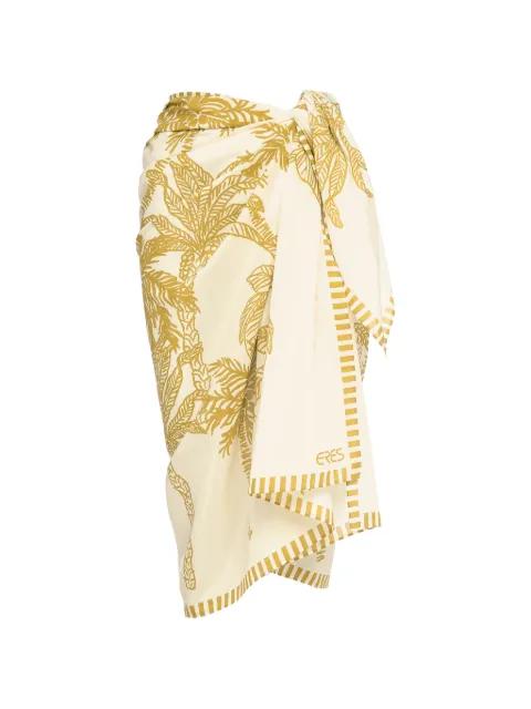 Jungle printed sarong beach cover-ups by ERES