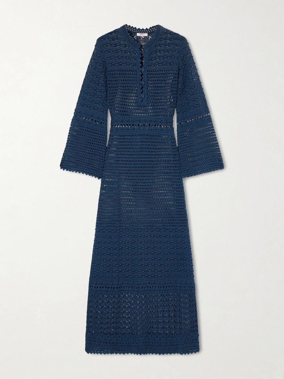 Madone open-knit cotton-blend maxi dress by ERES