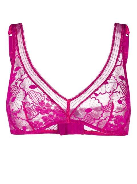 Millefleurs triangle lace bra by ERES