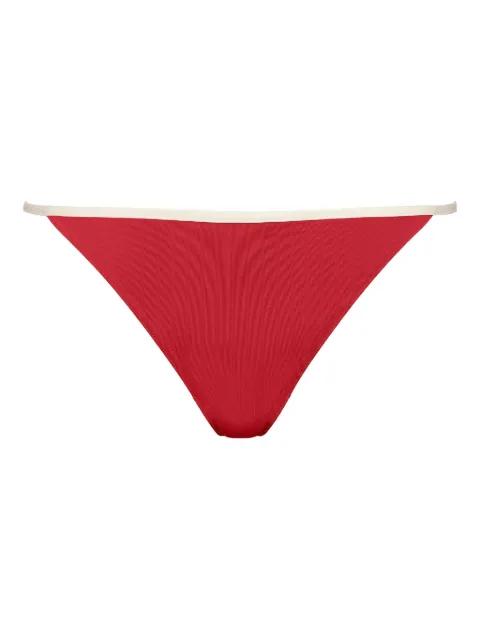 Pat contrast-trimmed bikini bottoms by ERES