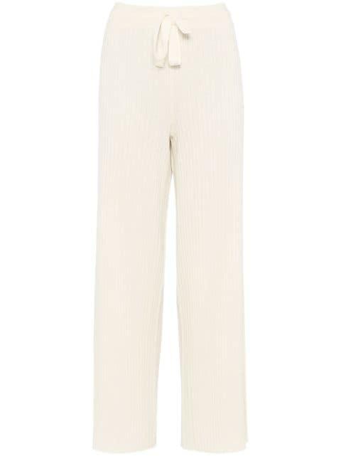 Rieur ribbed-knit trousers by ERES