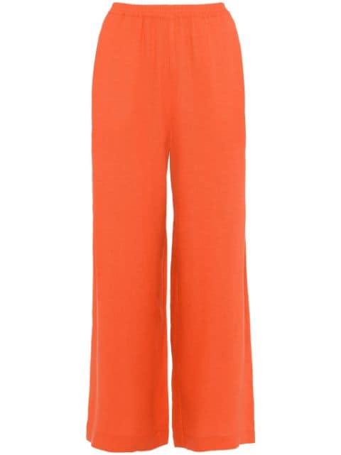 Select wide-leg linen trousers by ERES