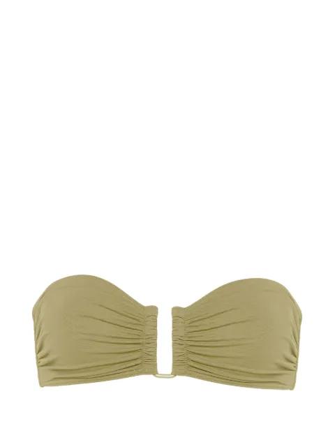 Show Bandeau ruched bikini top by ERES