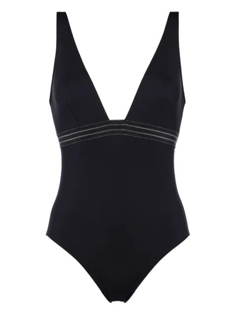 Sillage plunge-neck swimsuit by ERES