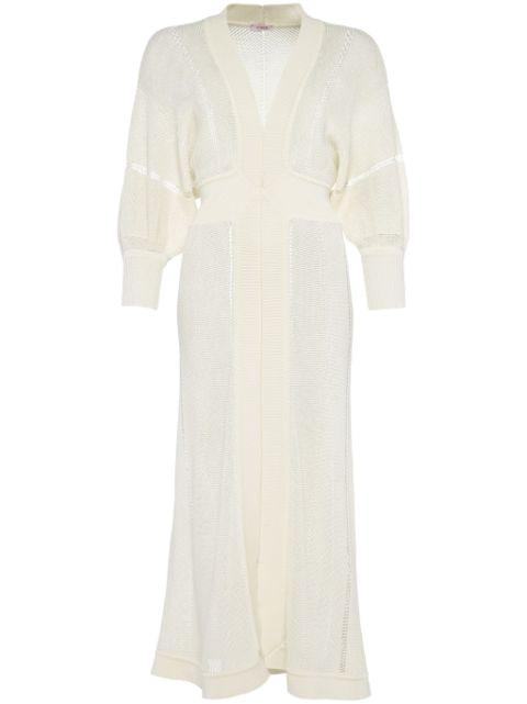 Stella knitted V-neck dress by ERES