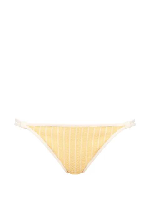 Sunscreen thin chevron bikini briefs by ERES