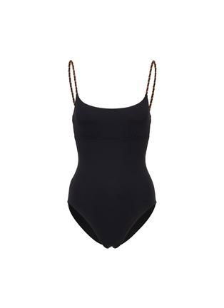 Two-Toned Twist Strap Tank Swimsuit by ERES
