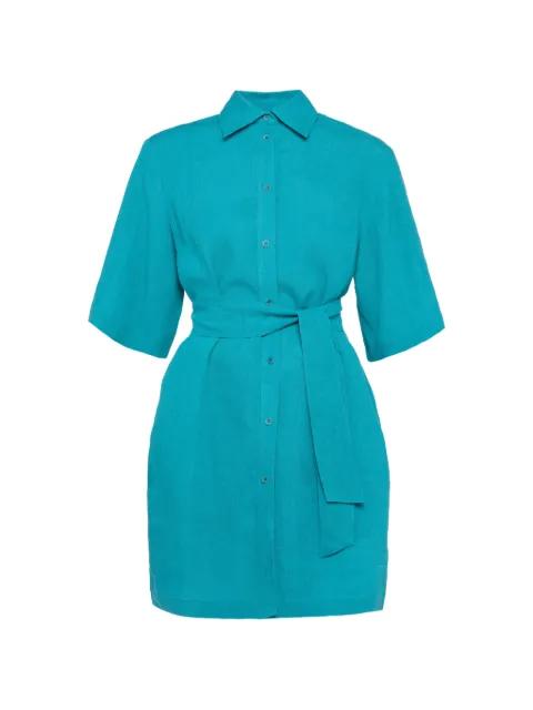 belted shirt dress by ERES