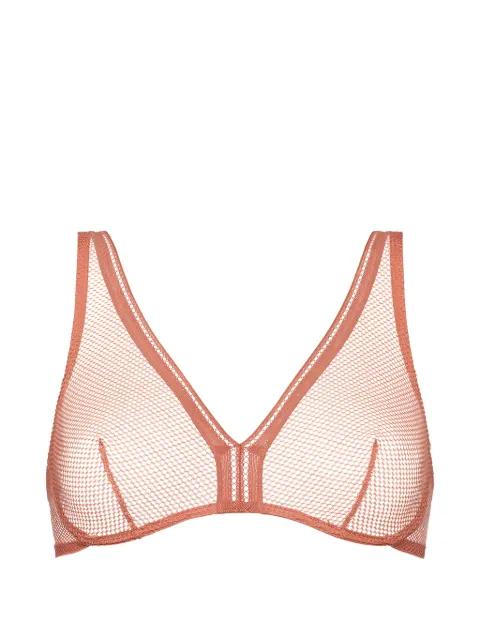 underwire triangle mesh bra by ERES