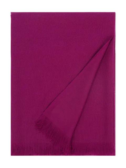 fringed voile scarf by ERIC BOMPARD