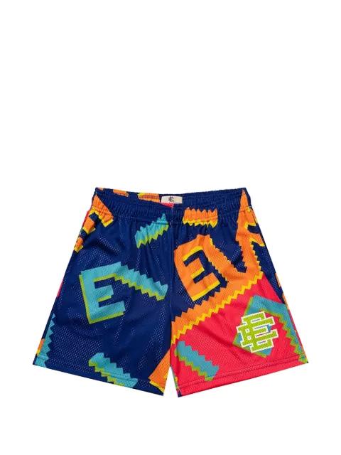 EE Basic graphic-print shorts by ERIC EMANUEL