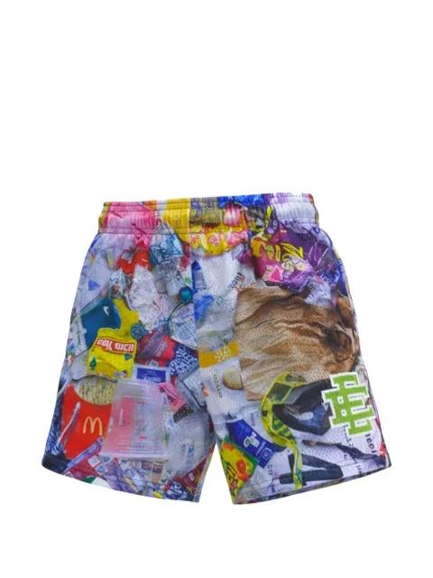 EE Basic graphic-print shorts by ERIC EMANUEL