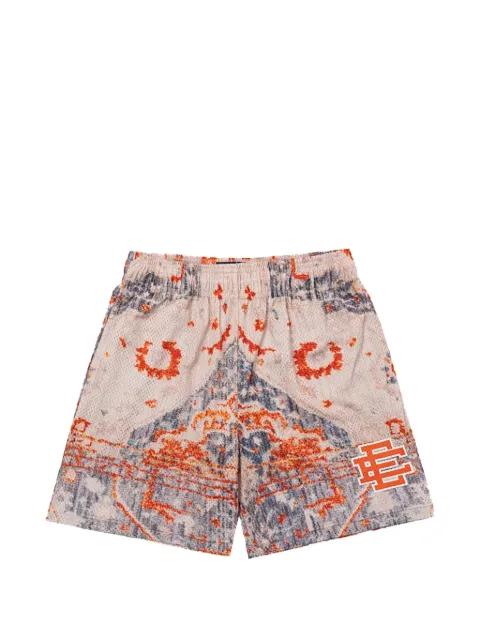 EE Basic rug-print shorts by ERIC EMANUEL
