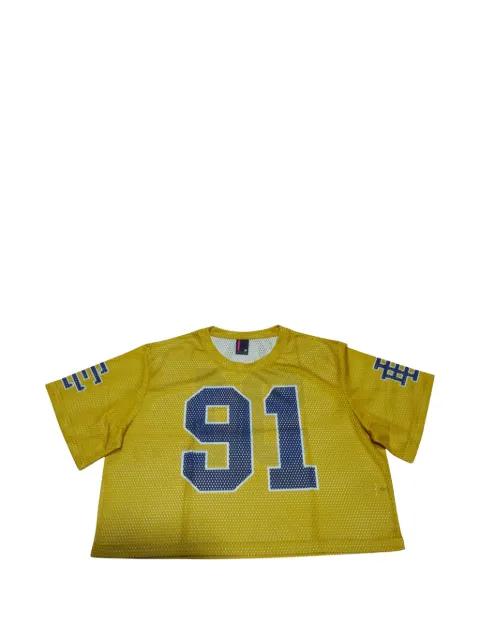EE cropped mesh T-shirt by ERIC EMANUEL