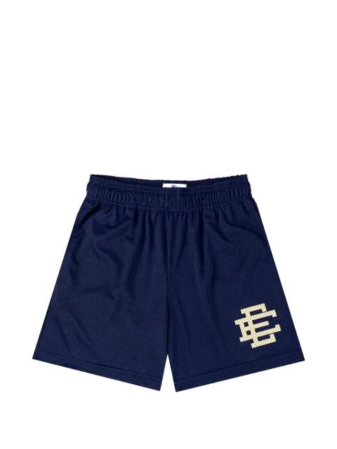 EE logo-print mesh shorts by ERIC EMANUEL