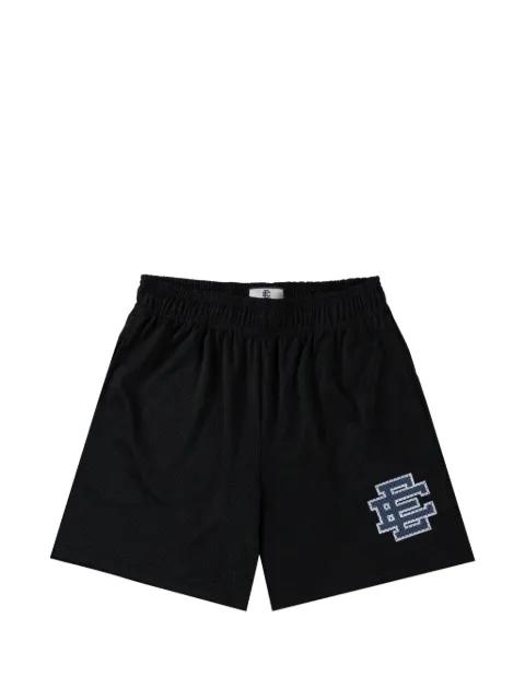 EE logo-print mesh shorts by ERIC EMANUEL