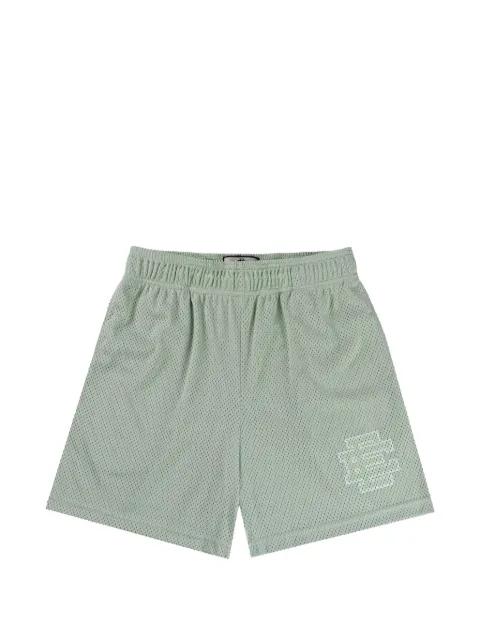 EE logo-print mesh shorts by ERIC EMANUEL