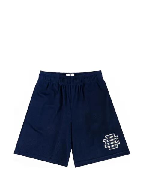 logo-print track shorts by ERIC EMANUEL