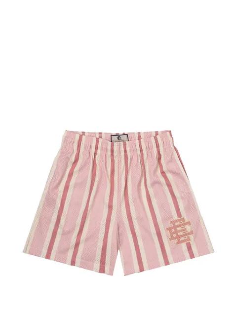 striped track shorts by ERIC EMANUEL