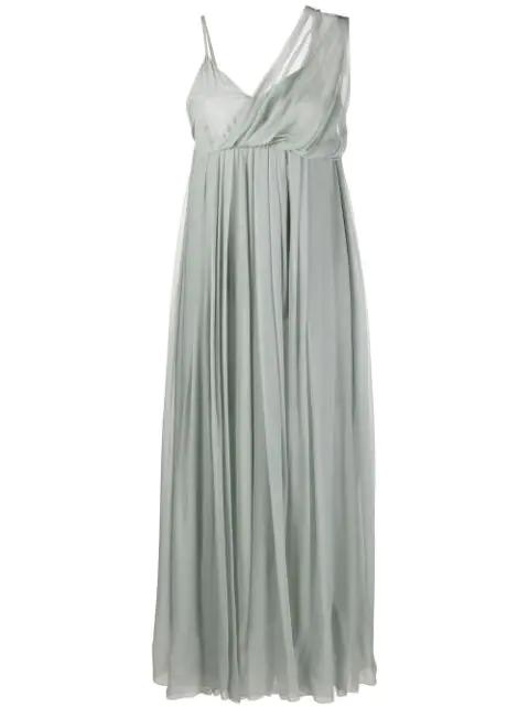 draped-detail one-shoulder dress by ERIKA CAVALLINI