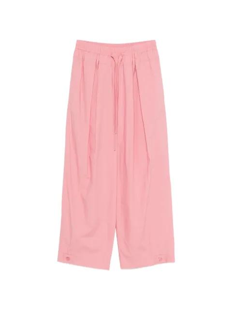 drawstring pleated trousers by ERIKA CAVALLINI