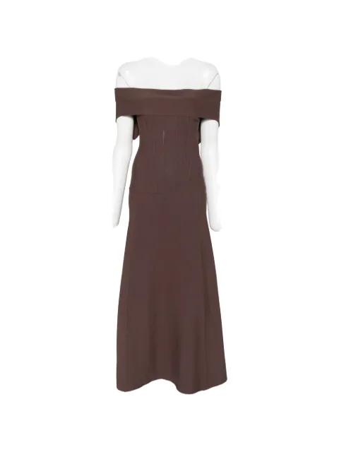 off-shoulder corset-style dress by ERIKA CAVALLINI