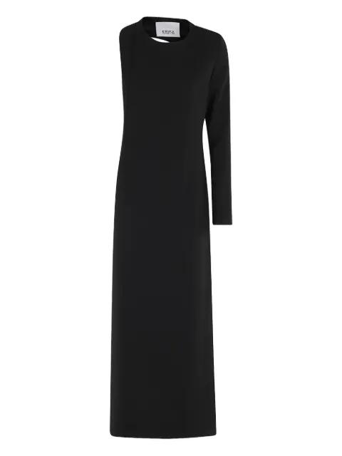one-shoulder open-back maxi dress by ERIKA CAVALLINI