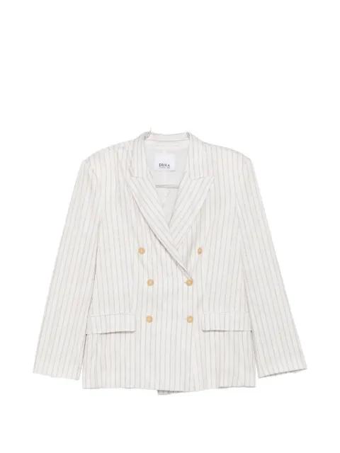 pinstripe double-breasted jacket by ERIKA CAVALLINI