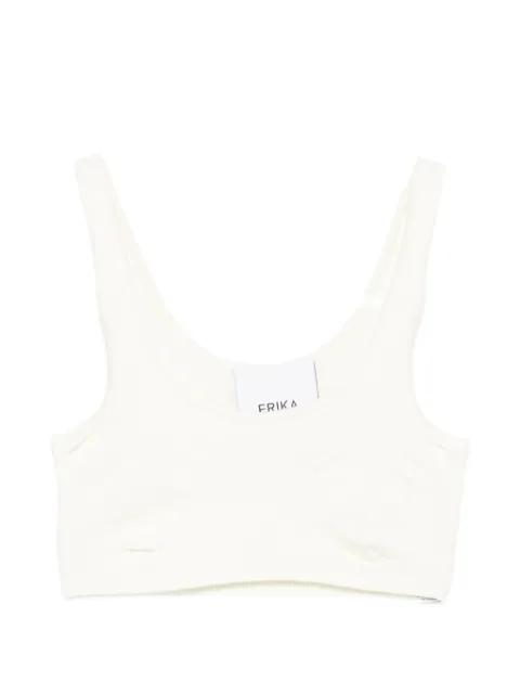 ribbed crop top by ERIKA CAVALLINI