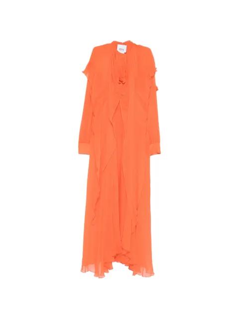 ruffled ruched dress by ERIKA CAVALLINI