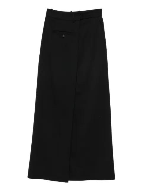 wrap-design midi skirt by ERIKA CAVALLINI