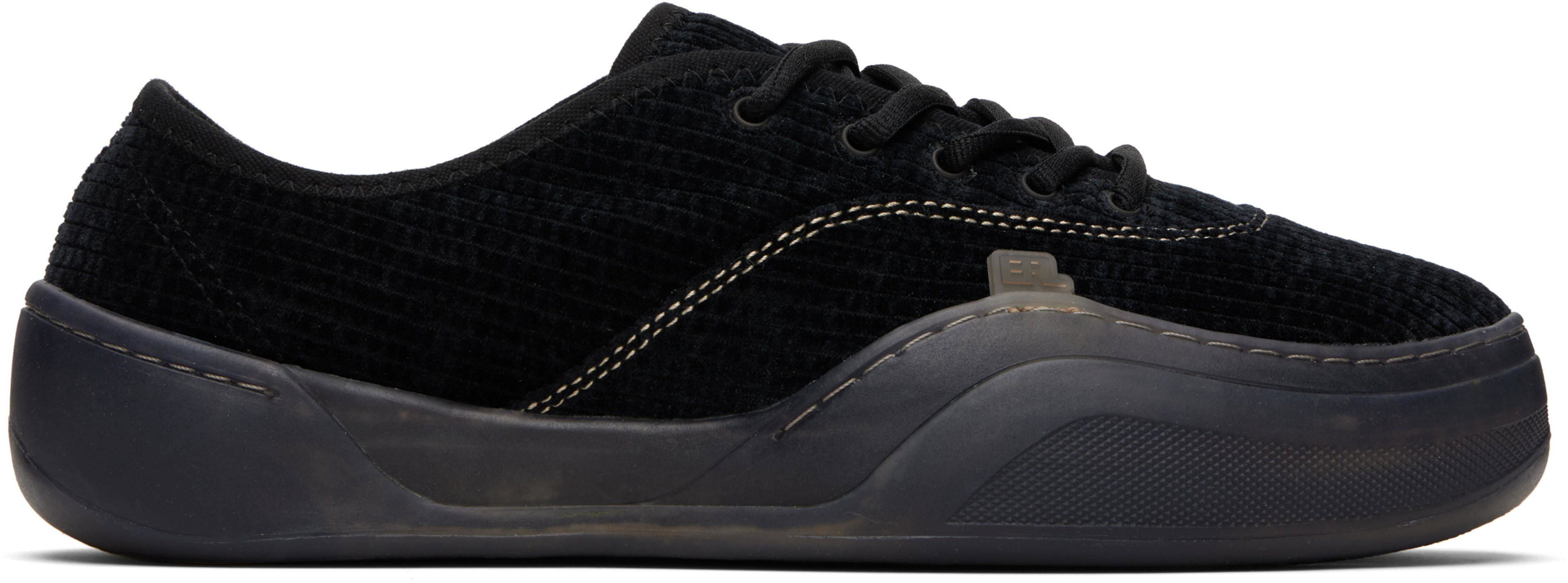 Black Corduroy Coupe Sneakers by ERL