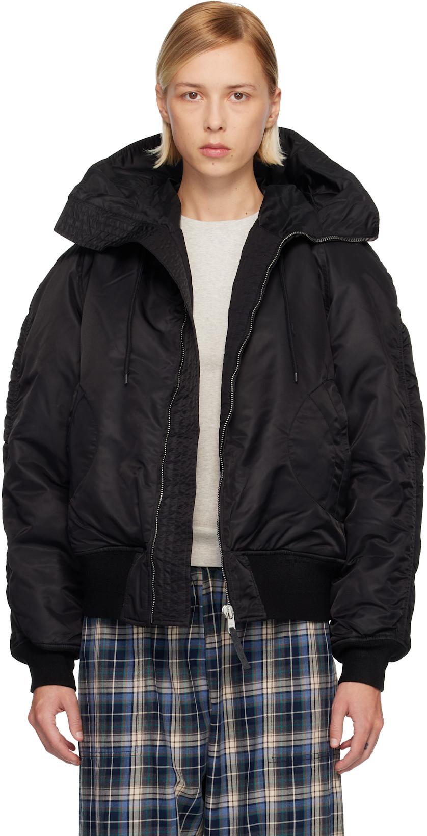 Black Flight Bomber Jacket by ERL