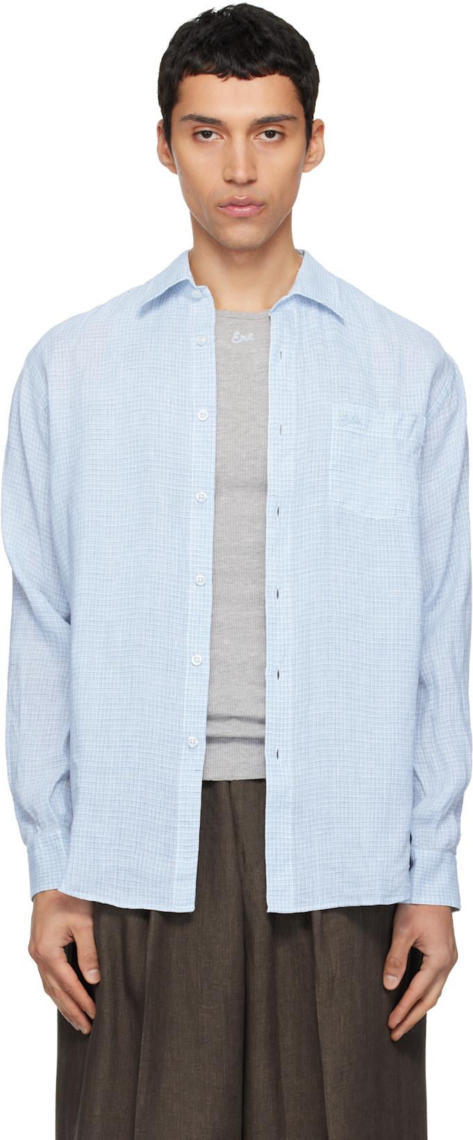 Blue Plaid Shirt by ERL