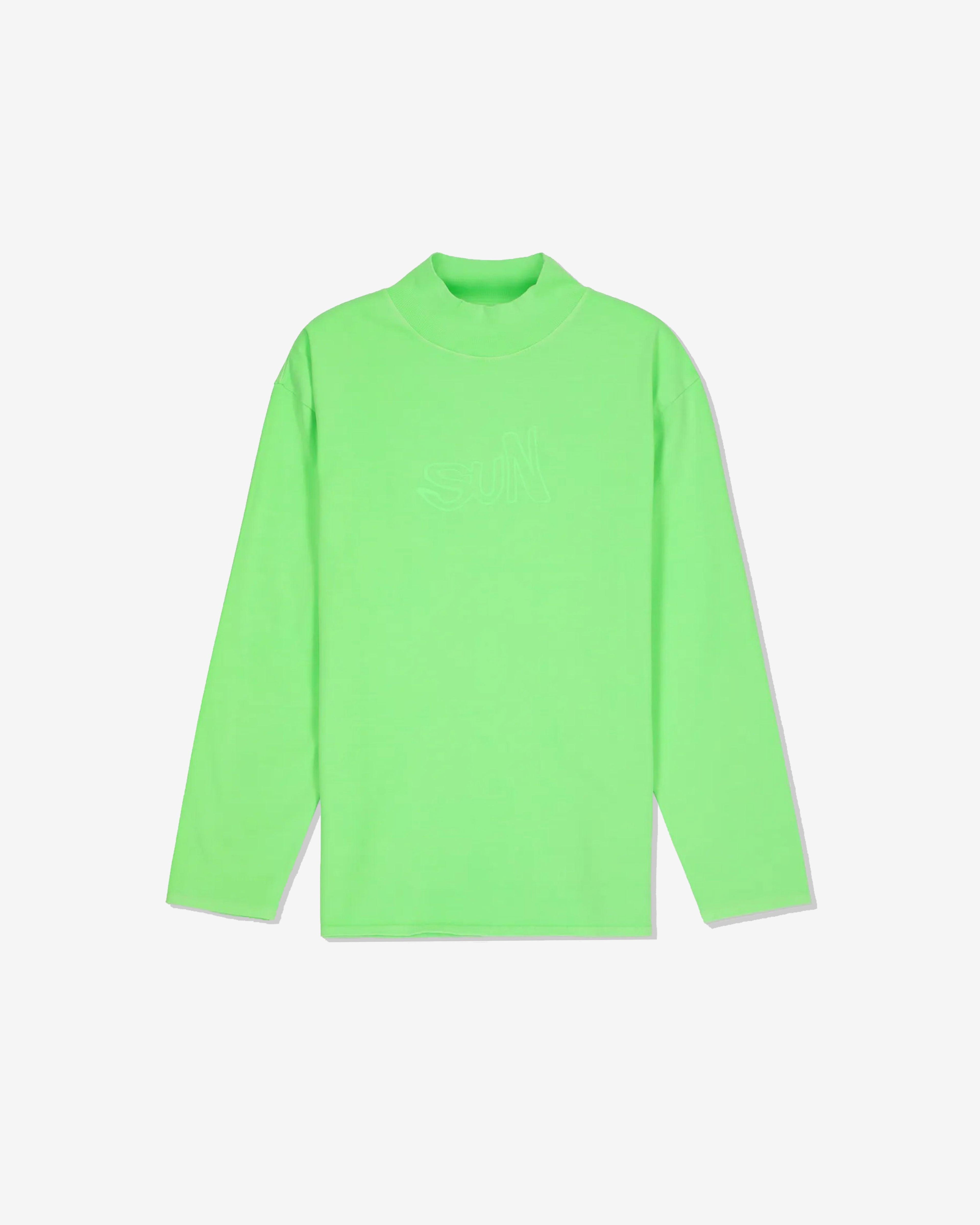 ERL - Kid's Mockneck Long Sleeve T-Shirt - (Green) by ERL