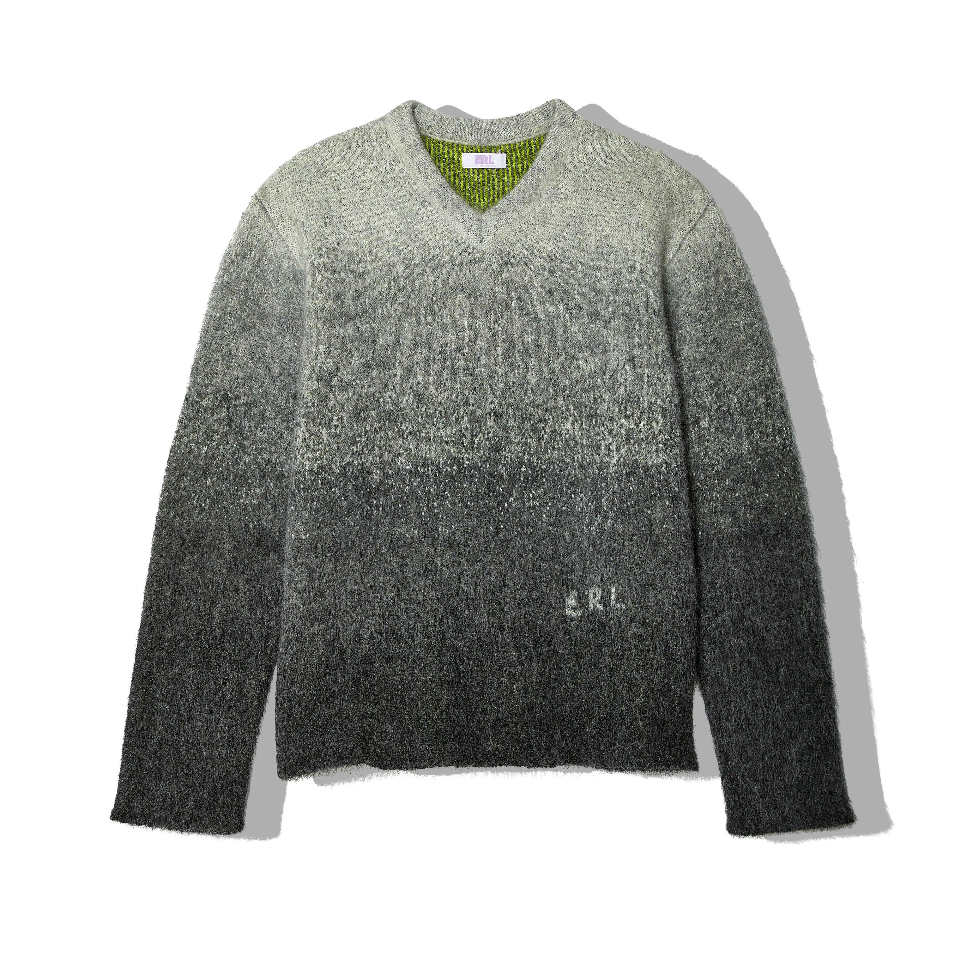 ERL - Men's Gradient Classic Pullover - (Grey) by ERL