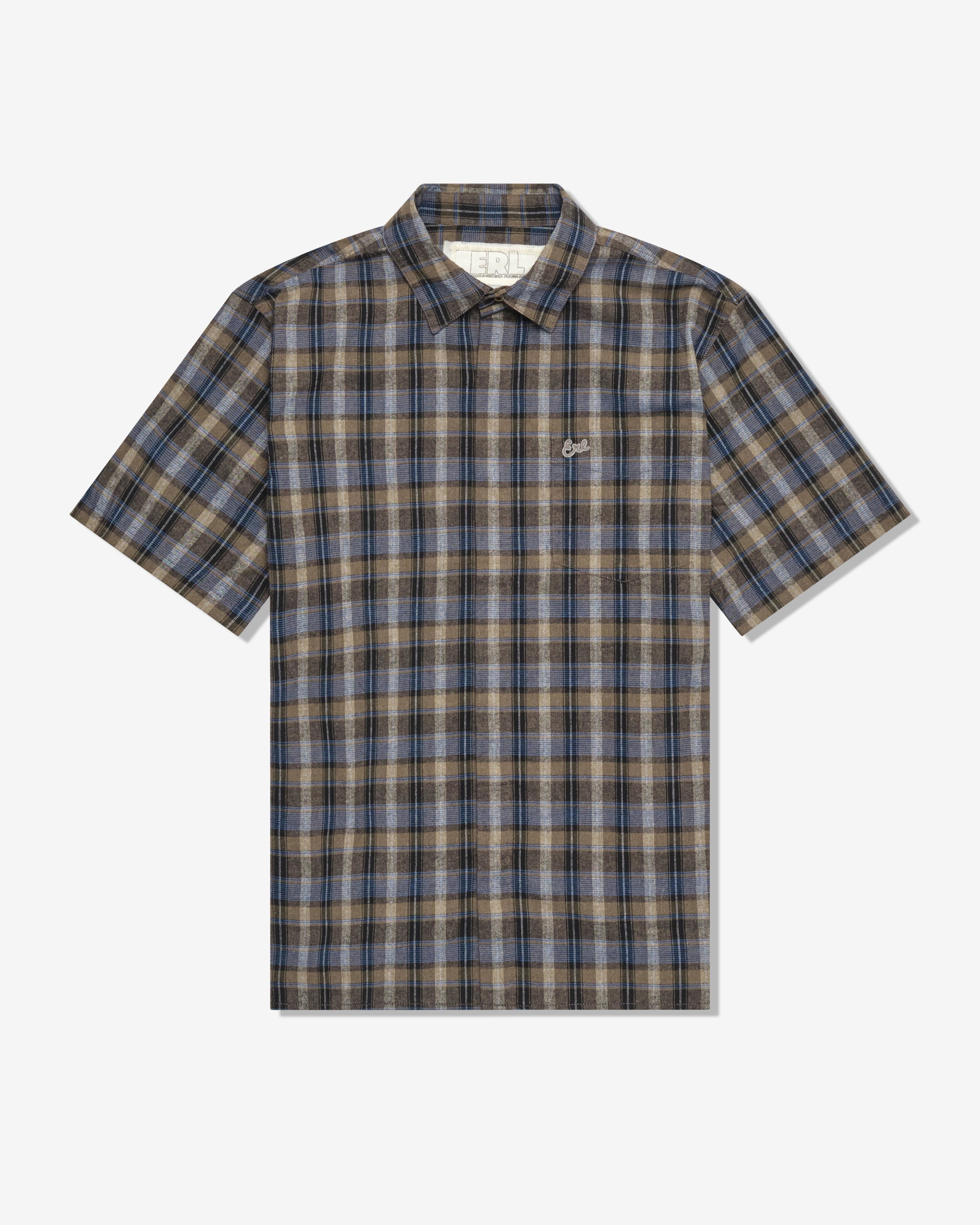 ERL - Men's Short Sleeve Shirt - (Grey) by ERL