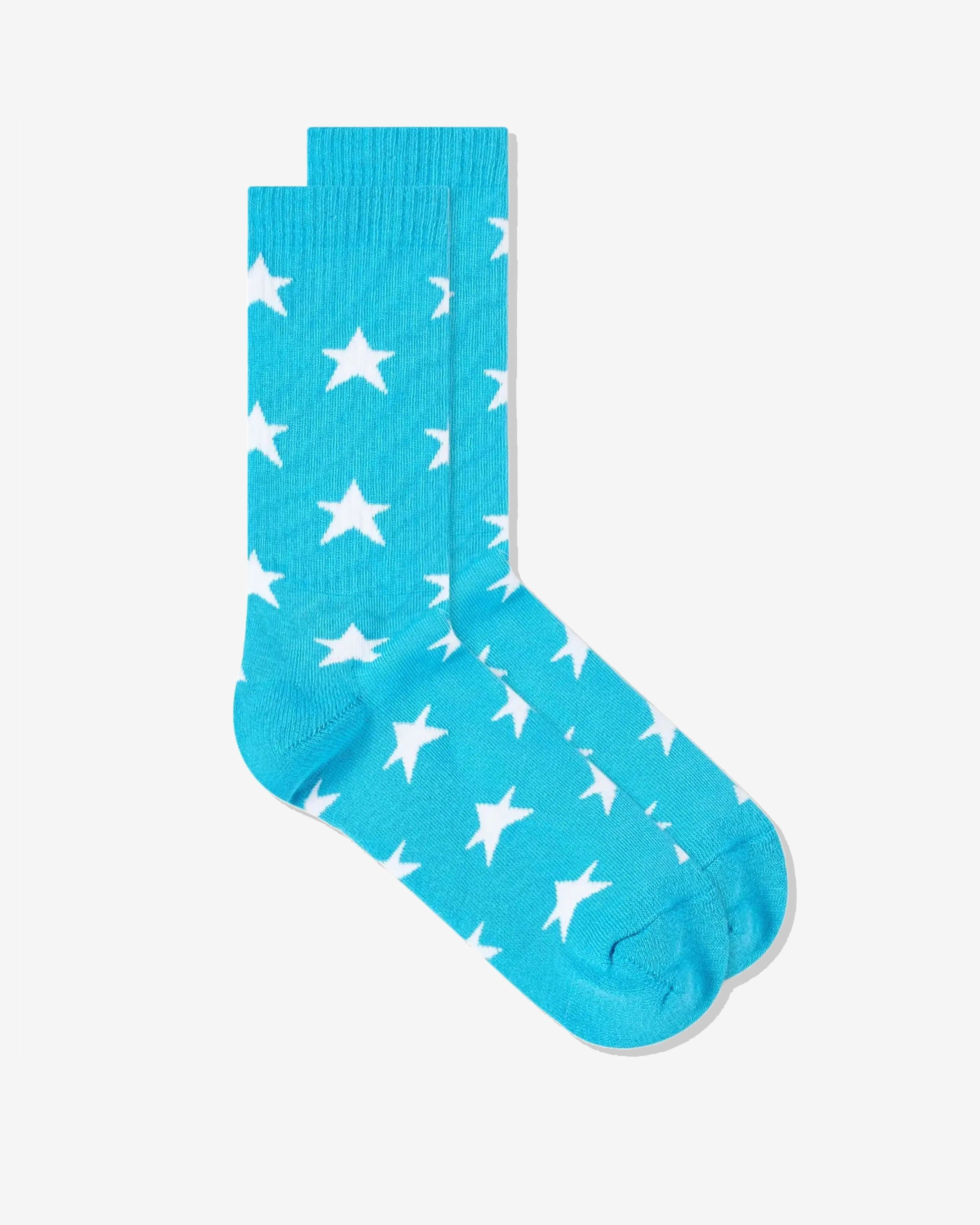 ERL - Men's Terry Stars Socks - (Blue) by ERL