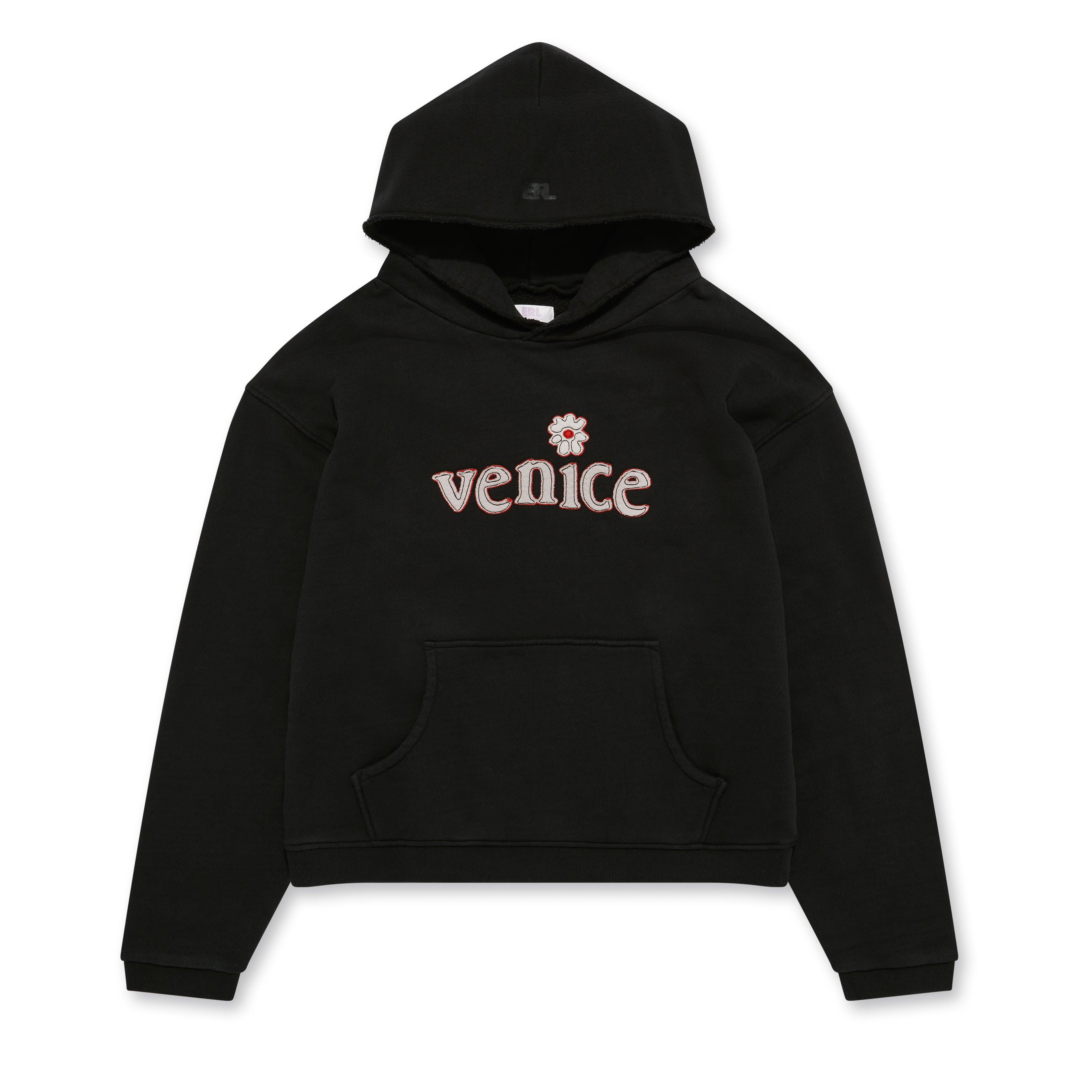 ERL - Men’s Venice Patch Hoodie - (Black) by ERL