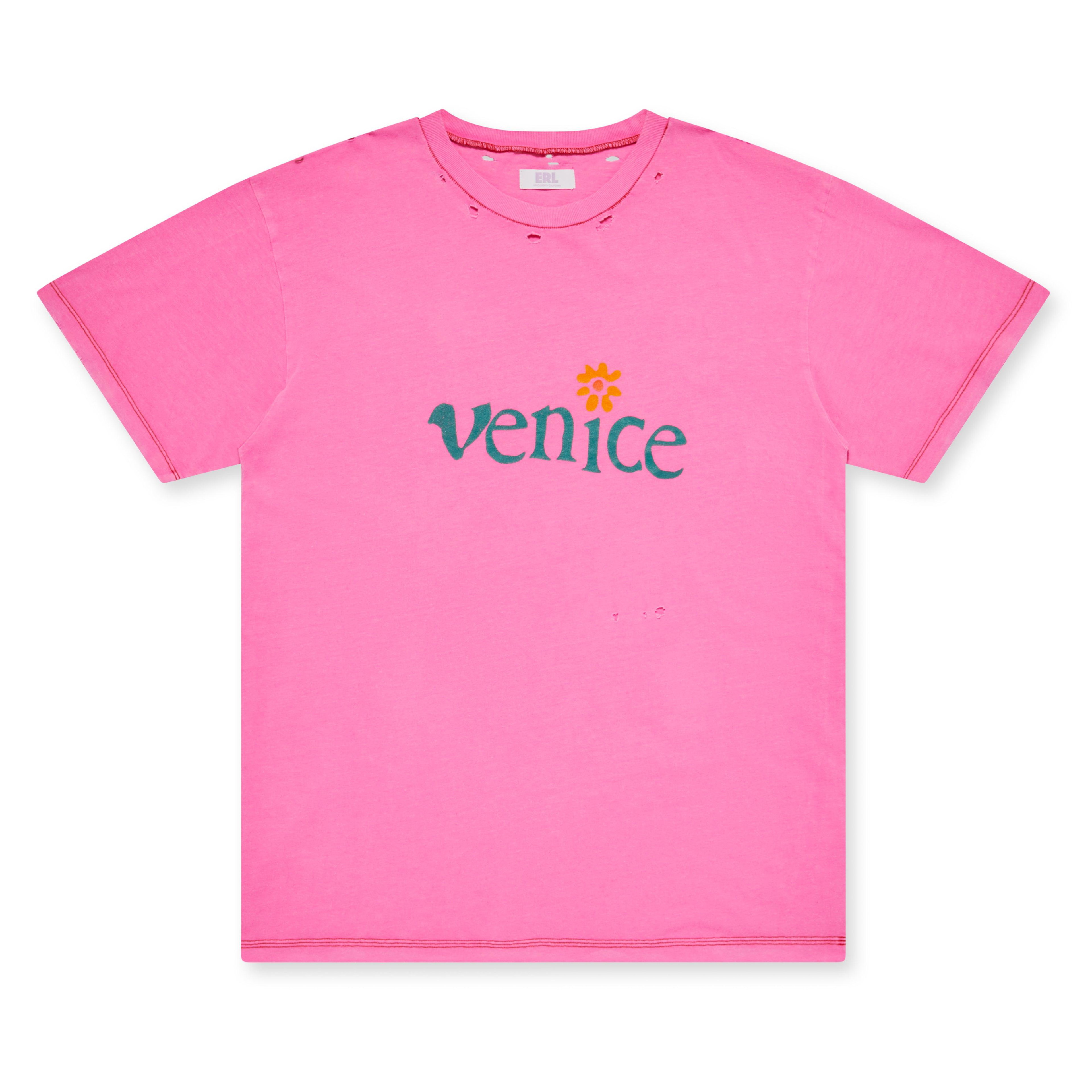 ERL - Men’s Venice T-Shirt Knit - (Pink) by ERL