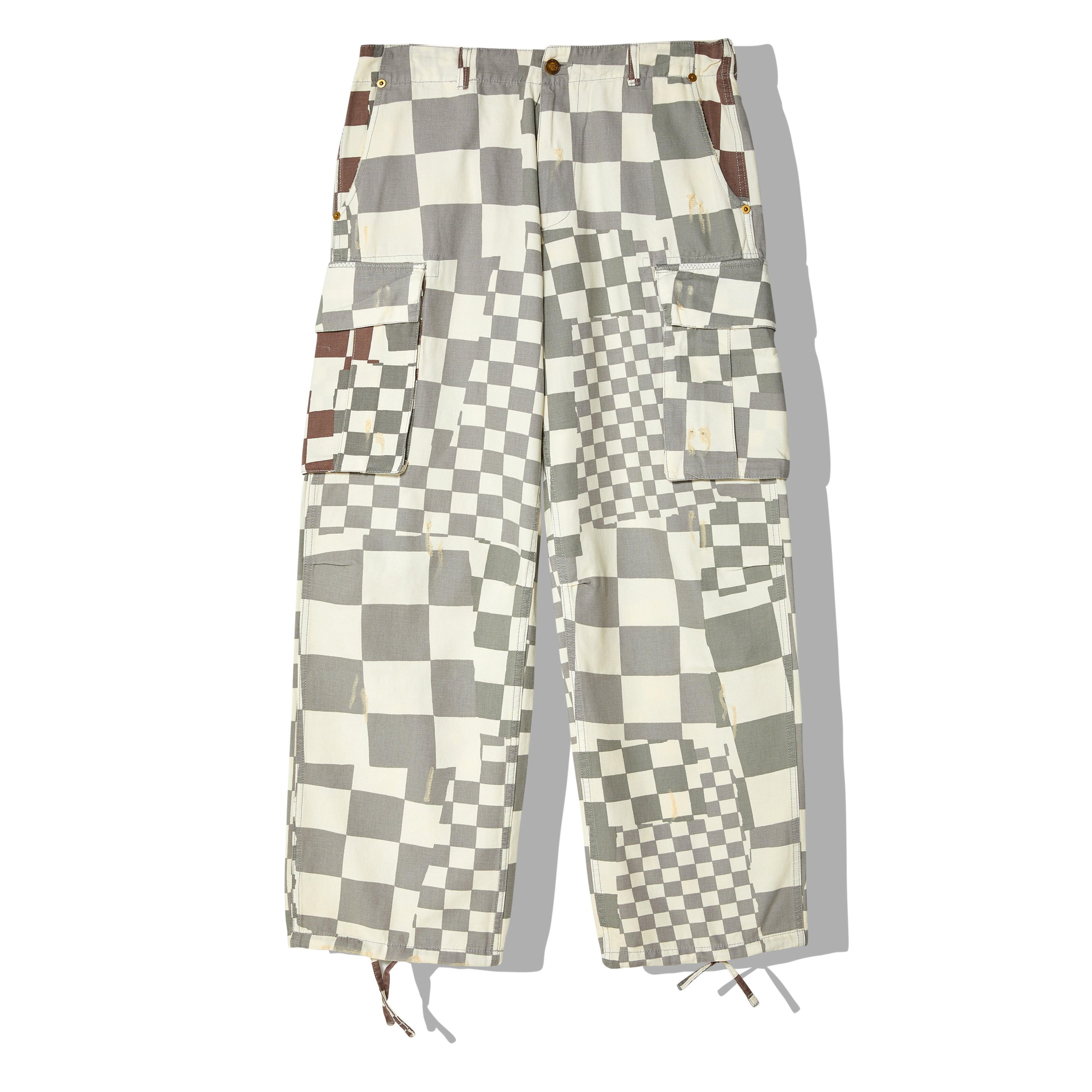 ERL - Printed Cargo Pants - (Checkerboard) by ERL