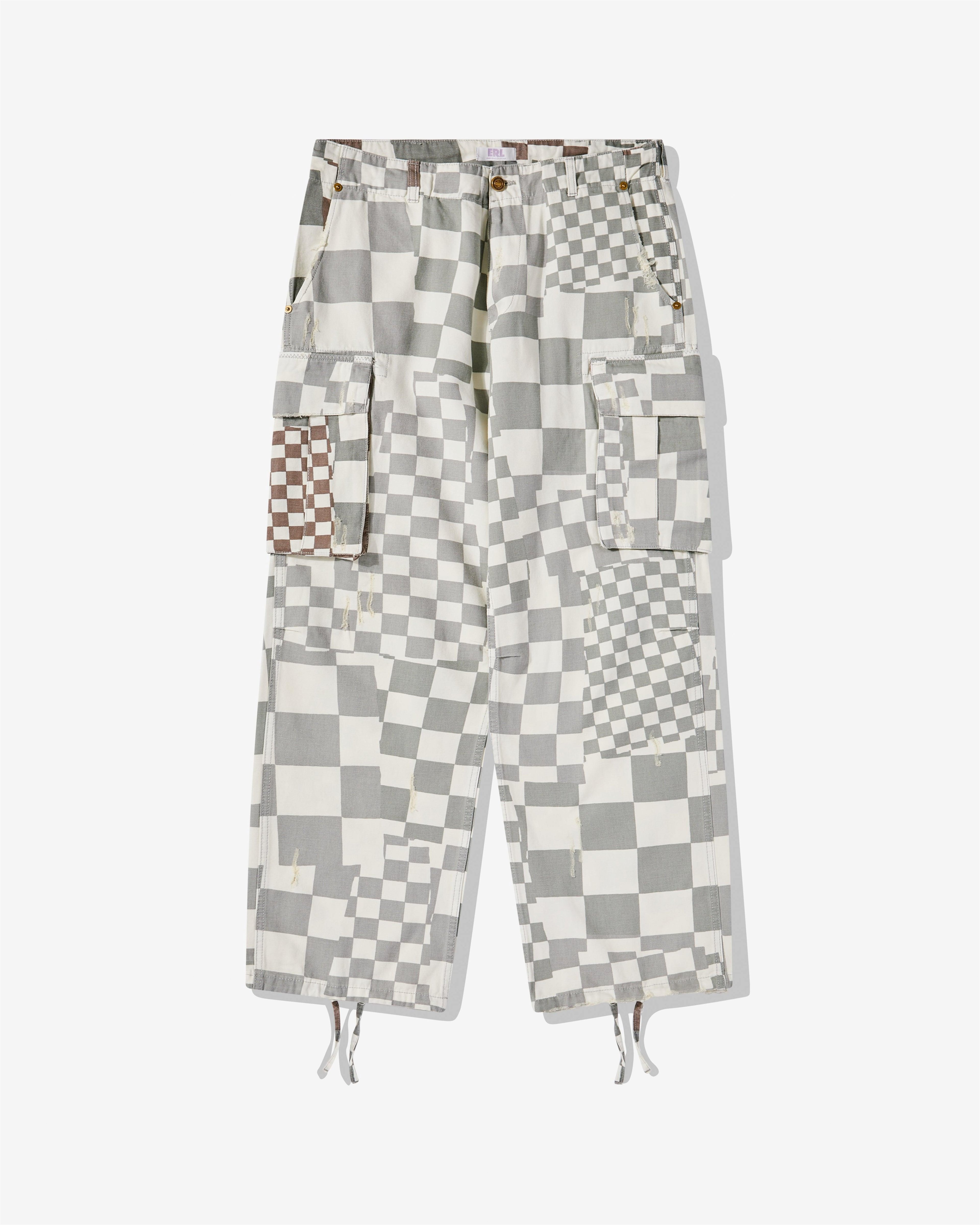 ERL -  Printed Cargo Pants - (Checkerboard) by ERL