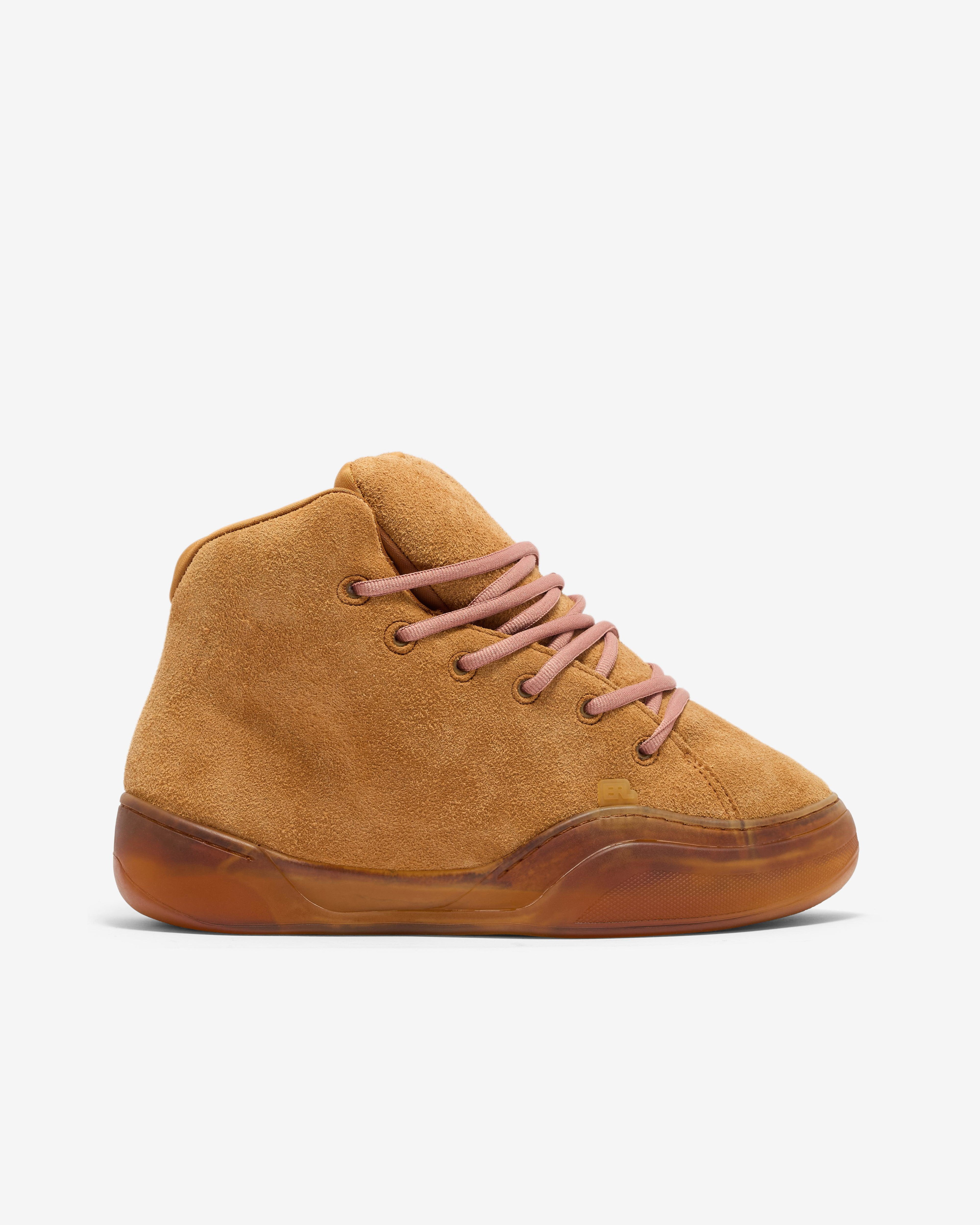 Erl - Suede Mid Vamp Sneakers - (Natural) by ERL